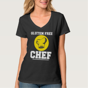 Camiseta Cocina sin gluten Cocina Chef Cocinando Trigo Enfe
