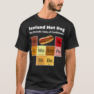 Camiseta Cocina Viking De Perro Caliente De Islandia Reykja