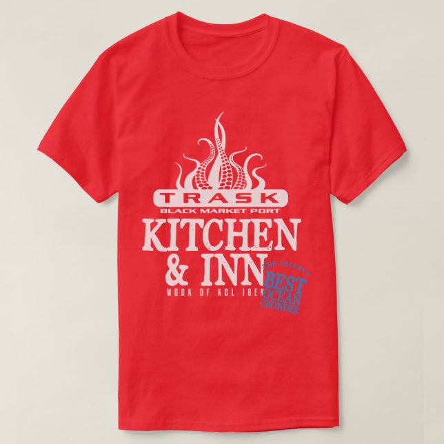 Camiseta Cocina y posada para la máscara (Diseño del anverso)