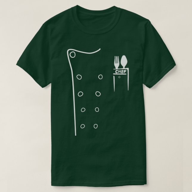 Camiseta Cocinando Chef Culinario Chef (Diseño del anverso)