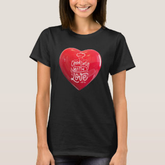 Camiseta Cocinando Con Amor Chef Papá Panadero Mamá Cocina