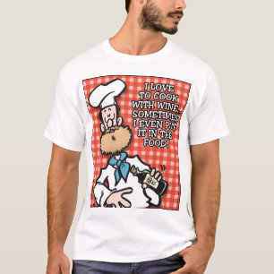 Camiseta Cocinar Con Vino