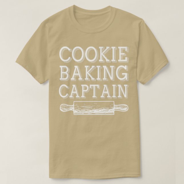 Camiseta Cocinar en hornear CapitánCocinar Gracioso (Diseño del anverso)