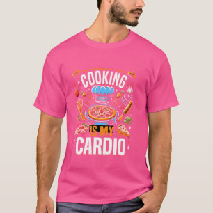 Camiseta Cocinar es mi cardio divertido hobby chefs de coci