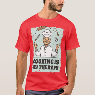 Camiseta cocinar es mi terapia 156
