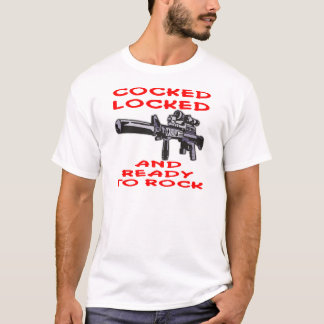 Camiseta Cocinero Bloqueado Y Listo Para Rock