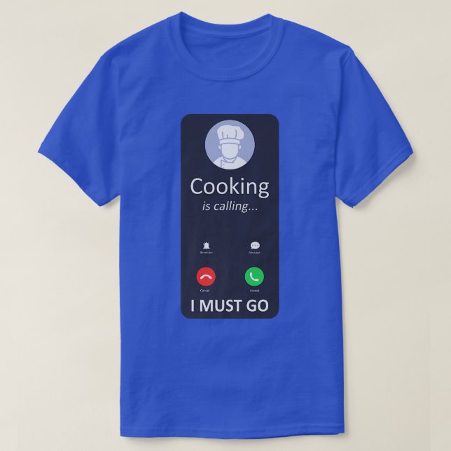 Camiseta cocinero cocinero chef 131 (Diseño del anverso)
