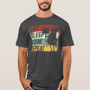 Camiseta cocinero cocinero cocina retro vintage chef 143