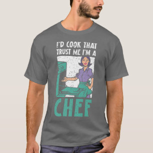 Camiseta cocinero cocinero gangster cocinando cocina o