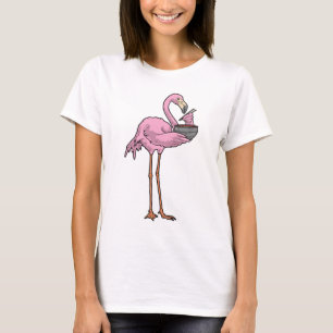 Camiseta Cocinero de Flamingo Cocina Ramen
