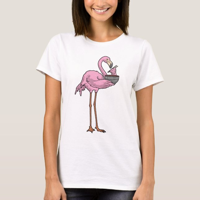 Camiseta Cocinero de Flamingo Cocina Ramen (Anverso)