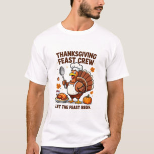 Camiseta Cocinero de Pavo Divertido – Equipo de Fiesta de A