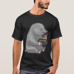 Camiseta Cocinero de ramen de topo cocina