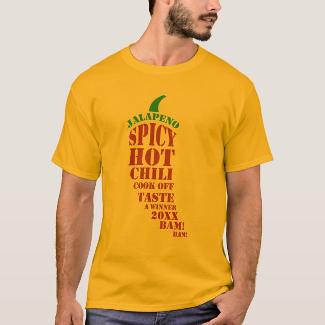 Camiseta Cocinero del chile de la competencia (Anverso)