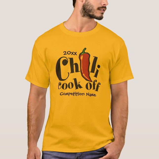 Camiseta Cocinero del chile de la competencia (Anverso)