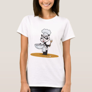 Camiseta Cocinero del oso de panda