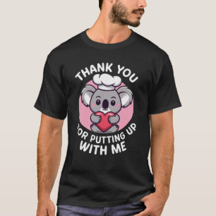 Camiseta Cocinero Divertido Koala Gracias Por Aguantarme
