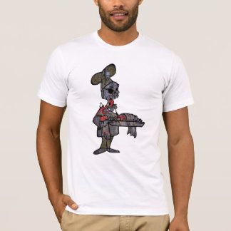 Camiseta cocinero estupendo de los cráneos de los bros de