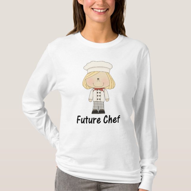 Camiseta cocinero futuro (chica) (Anverso)