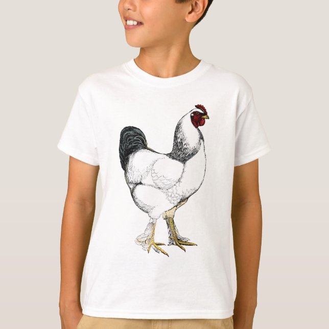 Camiseta Cocinero ligero del pollo del granjero de las aves (Anverso)