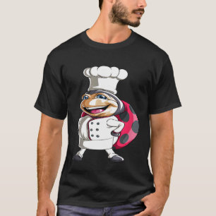 Camiseta Cocinero Mariquita Pequeña Criatura Insecto Volado