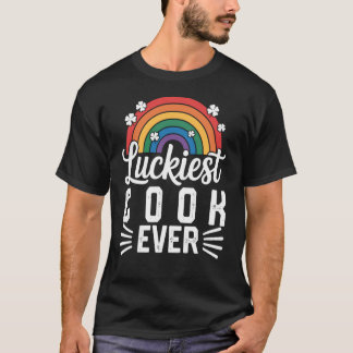 Camiseta Cocinero más afortunado jamás día de San Patricio 