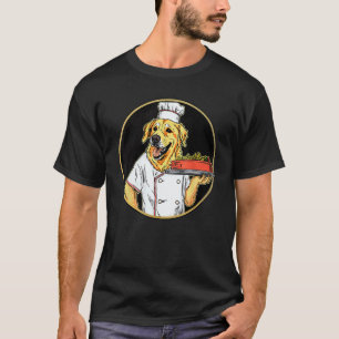 Camiseta Cocinero Retriever Dorado Perro Divertido Cocinand