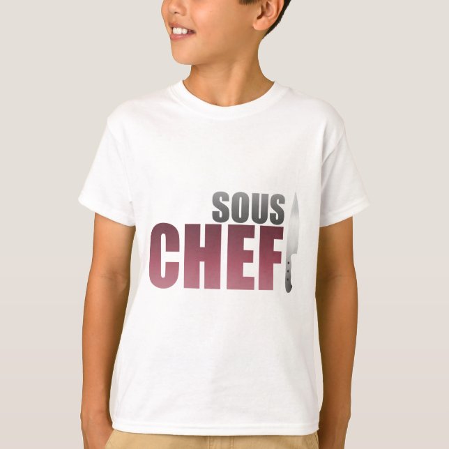 Camiseta Cocinero rojo de Sous (Anverso)