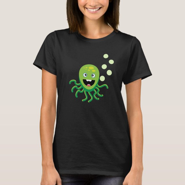 Camiseta Cocitopi verde divertido (Anverso)