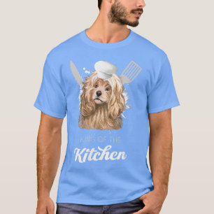 Camiseta Cockalier Dog King of the Kitchen Funny Cocinar Do