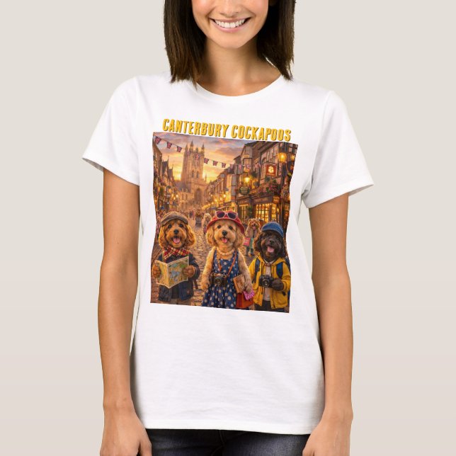 Camiseta Cockapoo Canterbury Shirt Funny Dog Gift UK (Anverso)