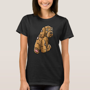 Camiseta Cockapoo Carne de perro relleno de diseño animal