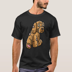 Camiseta Cockapoo Carne de perro relleno de diseño animal