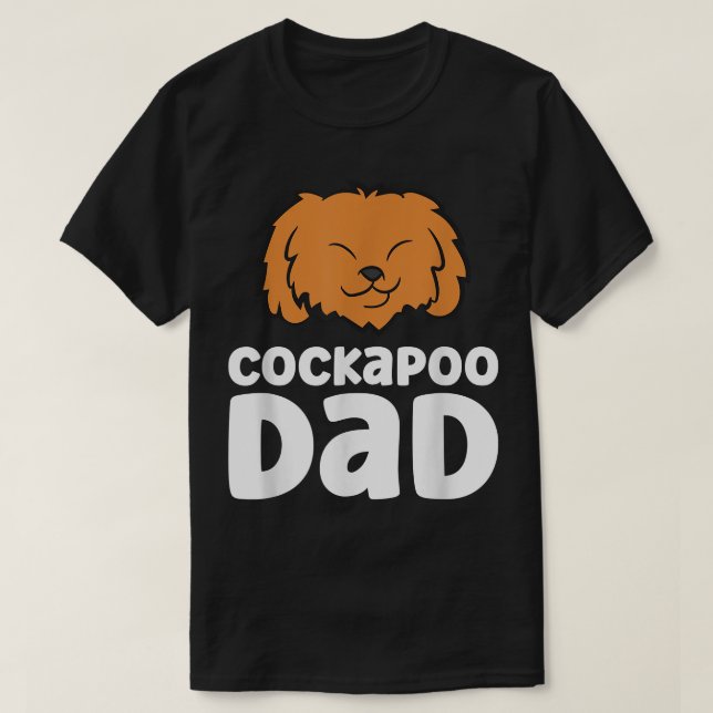 Camiseta Cockapoo Dog Papa Cockapoo Dad  (Diseño del anverso)