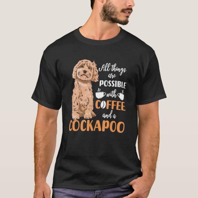 Camiseta Cockapoo Dueño de Perro Café Cockapoo (Anverso)