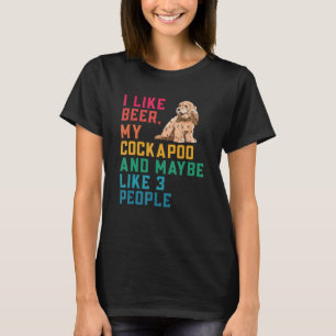 Camiseta Cockapoo Dueño de Perro Cerveza Cockapoo