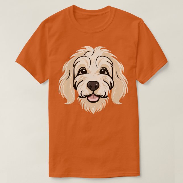 Camiseta Cockapoo Face Cute toon Puppy Dog Lover (Diseño del anverso)