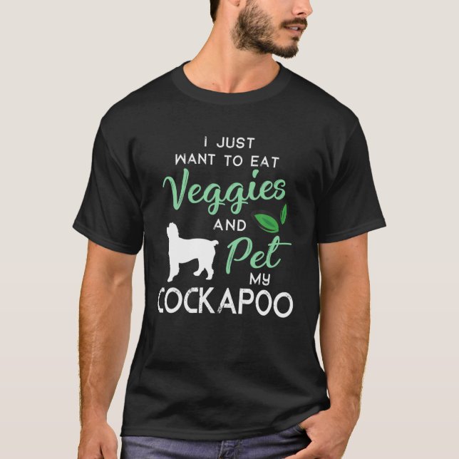 Camiseta Cockapoo Funny Dueño de Perro Vegan Perro Renombre (Anverso)