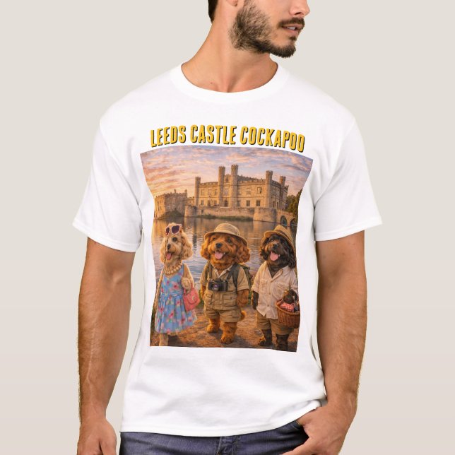 Camiseta Cockapoo Leeds Castle T Shirt Gift (Anverso)