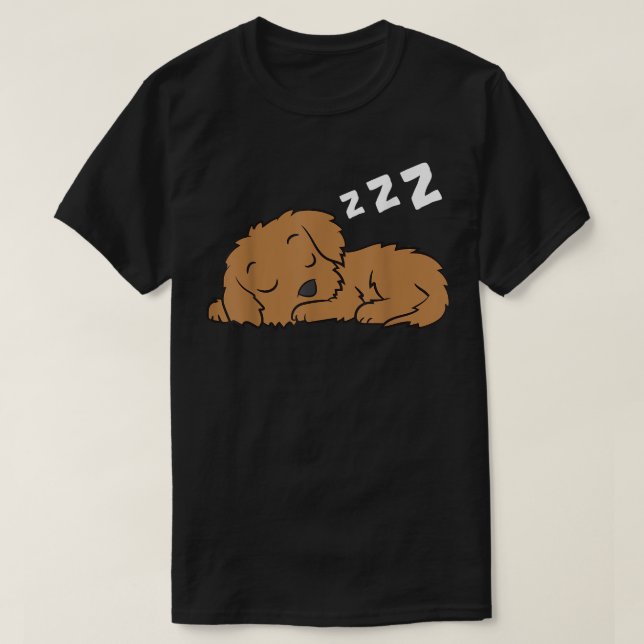 Camiseta Cockapoo Pijama Lindo Perro Cockapoo Durmiendo (Diseño del anverso)