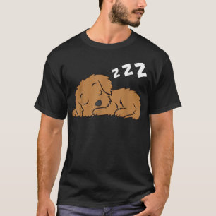 Camiseta Cockapoo Pijama Lindo Perro Cockapoo Durmiendo