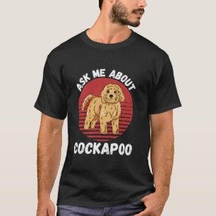 Camiseta Cockapoo retro me pregunta por el amante del perro