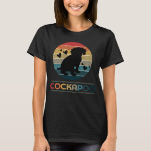 Camiseta Cockapoo Vintage Madre de la Mamá del amante de Co
