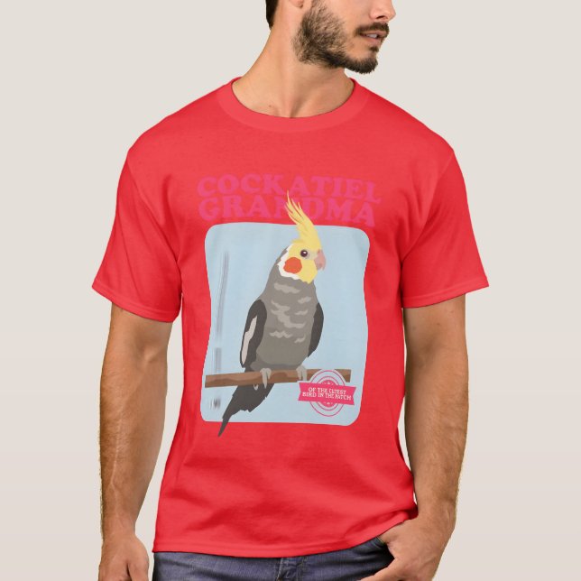 Camiseta Cockatiel Abuela Dueño de Aves Cockatiel amigo (Anverso)