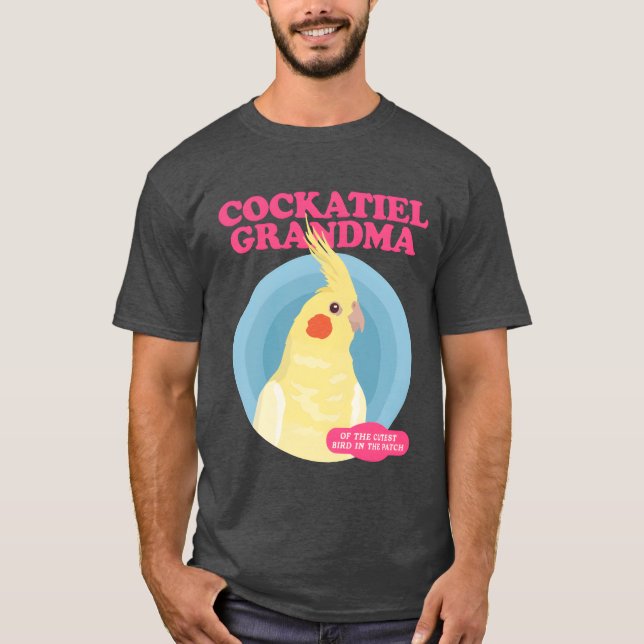 Camiseta Cockatiel Abuela Dueño de Aves Cockatiel amigo (Anverso)