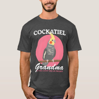 Camiseta Cockatiel Abuela Dueño de Aves Cockatiels