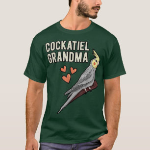 Camiseta Cockatiel Abuela Parrot Dueña Abuela Cockato