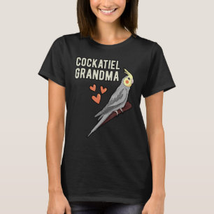 Camiseta Cockatiel Abuela Parrot Dueña Abuela Cockato
