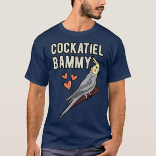 Camiseta Cockatiel Bammy Parrot Propietario Abuela Cockatoo