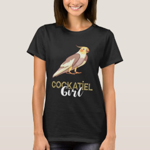 Camiseta Cockatiel Chica Pájaro Loro Pájaro Dueño Cockatiel